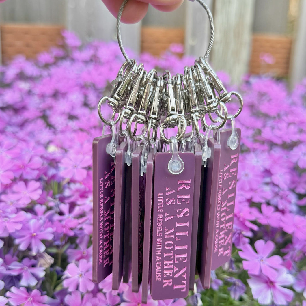 Resilient as a Mother Keychains