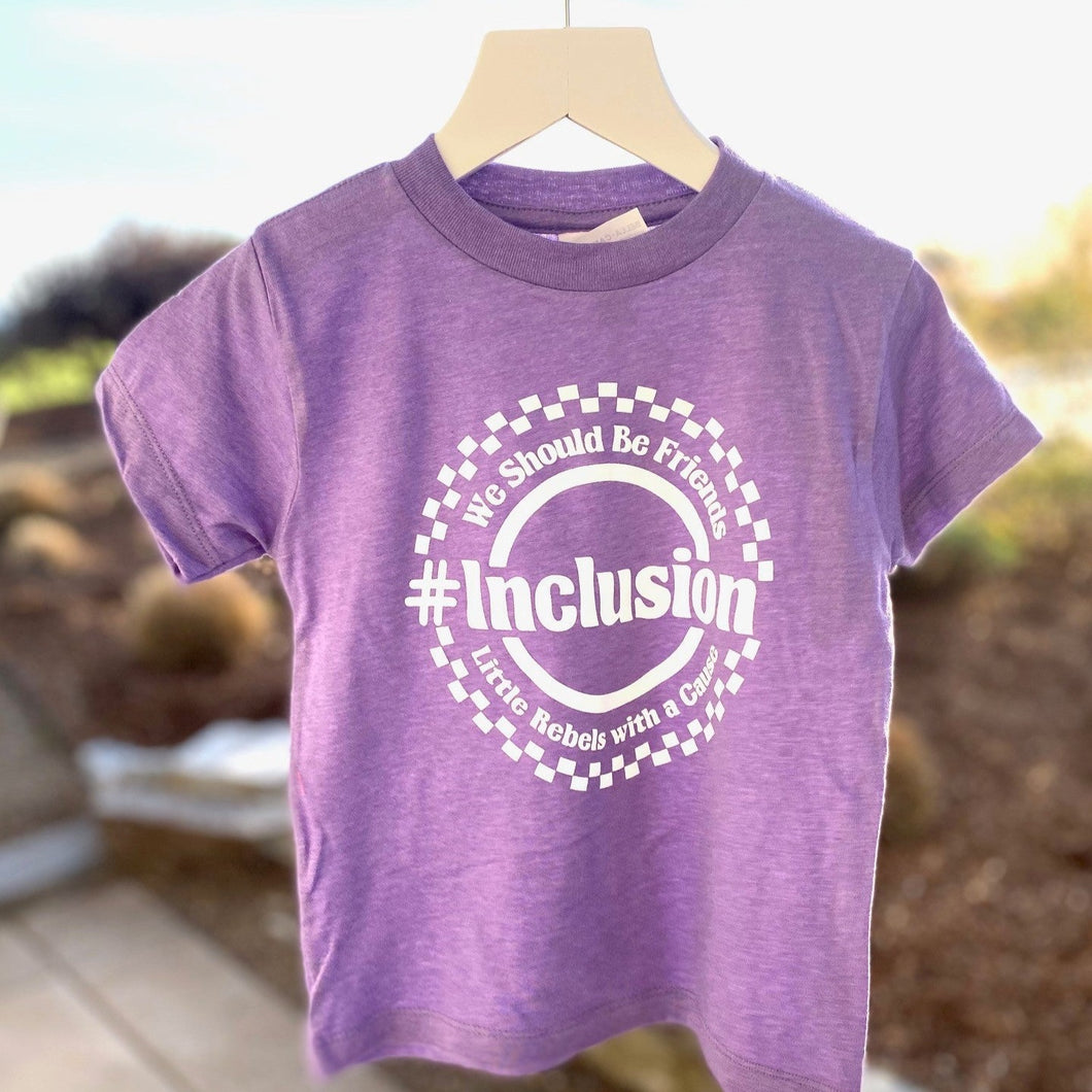 We Should Be Friends.#Inclusion Toddler Crew ~ Purple