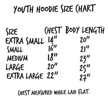 Load image into Gallery viewer, Little Rebels Mantra Zip Hoodie ~ Youth
