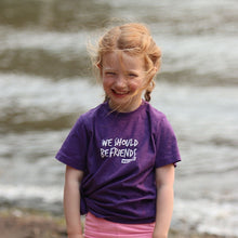 Load image into Gallery viewer, We Should Be Friends. Toddler Crew - Purple
