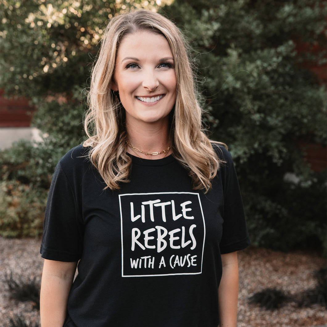 Little Rebels with a Cause Adult Crew (2 Colors!) ~SALE~