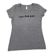Load image into Gallery viewer, raise them kind Women&#39;s V-neck - Grey
