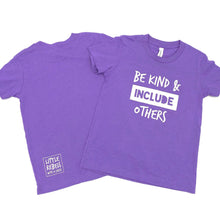 Load image into Gallery viewer, Be Kind &amp; Include Others Youth Crew - Lavender
