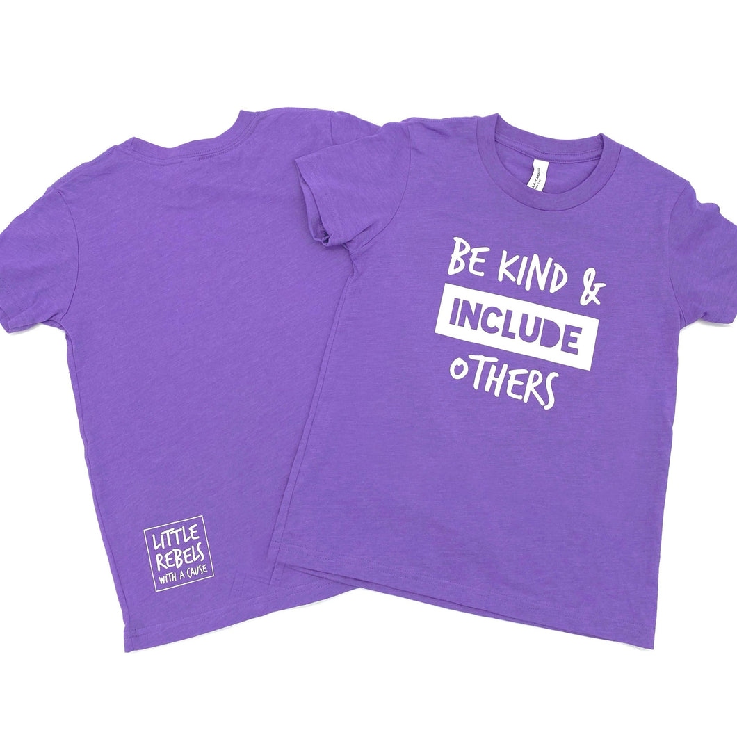 Be Kind & Include Others Youth Crew - Lavender