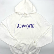 Load image into Gallery viewer, Advocate. Hoodie ~ white
