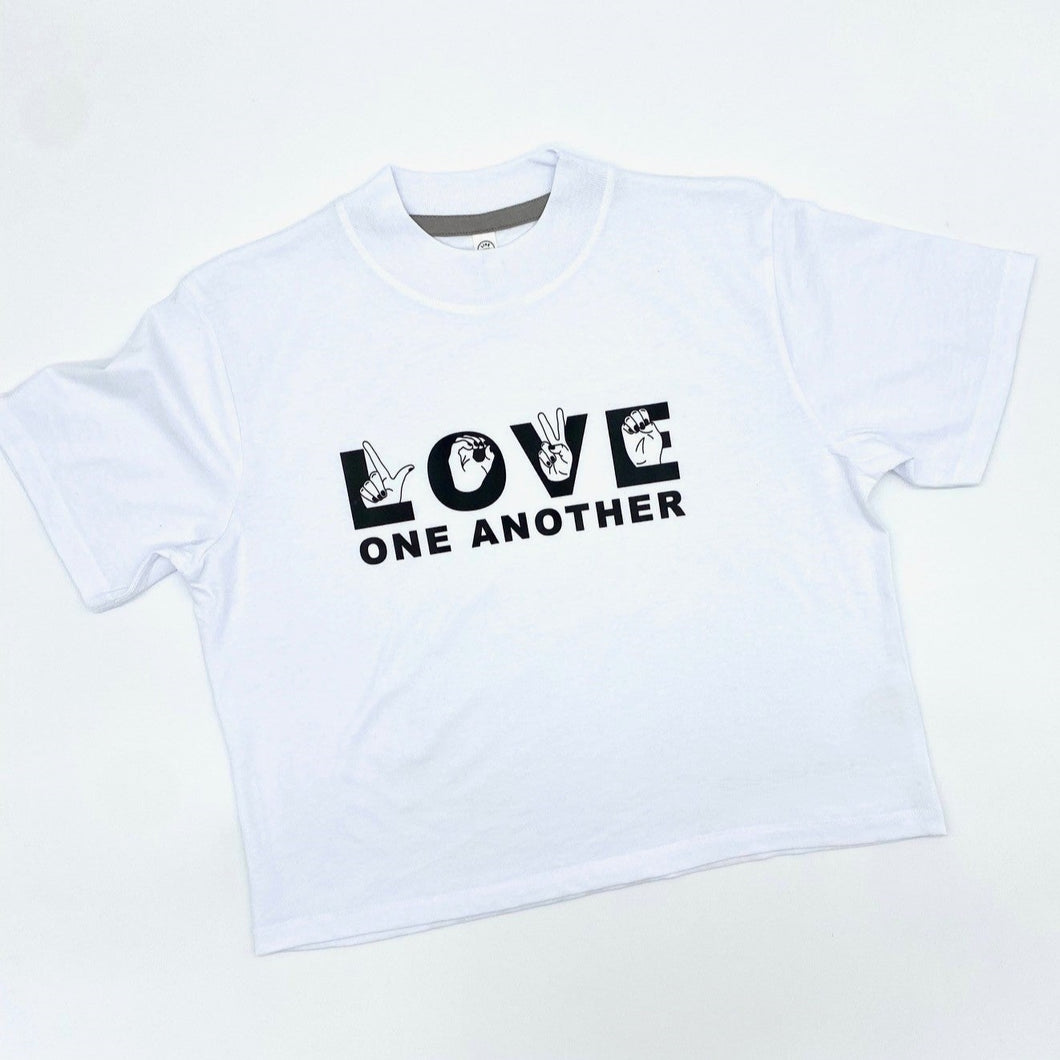 LOVE One Another Women's Crop