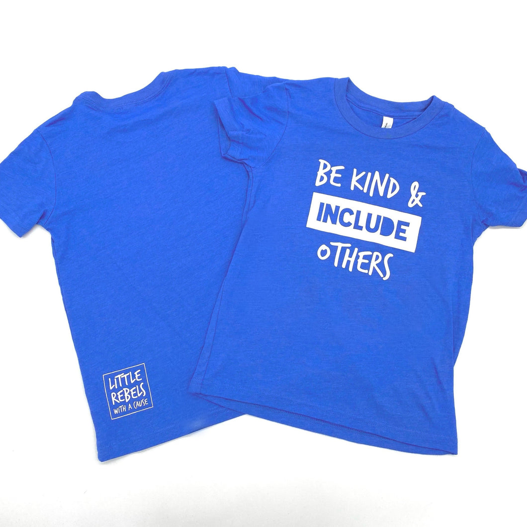 Be Kind & Include Others Youth Crew - Blue